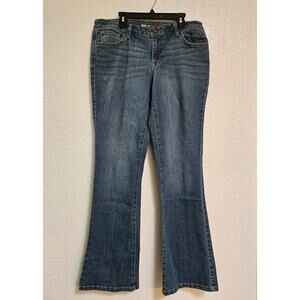 Style & Co Denim Boot Leg Blue Jeans  Womens Size 12 Mid Rise